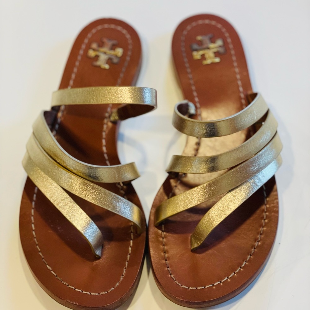 TORY BURCH Patos Leather Sandals